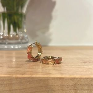 Anthropologie gemstone earrings